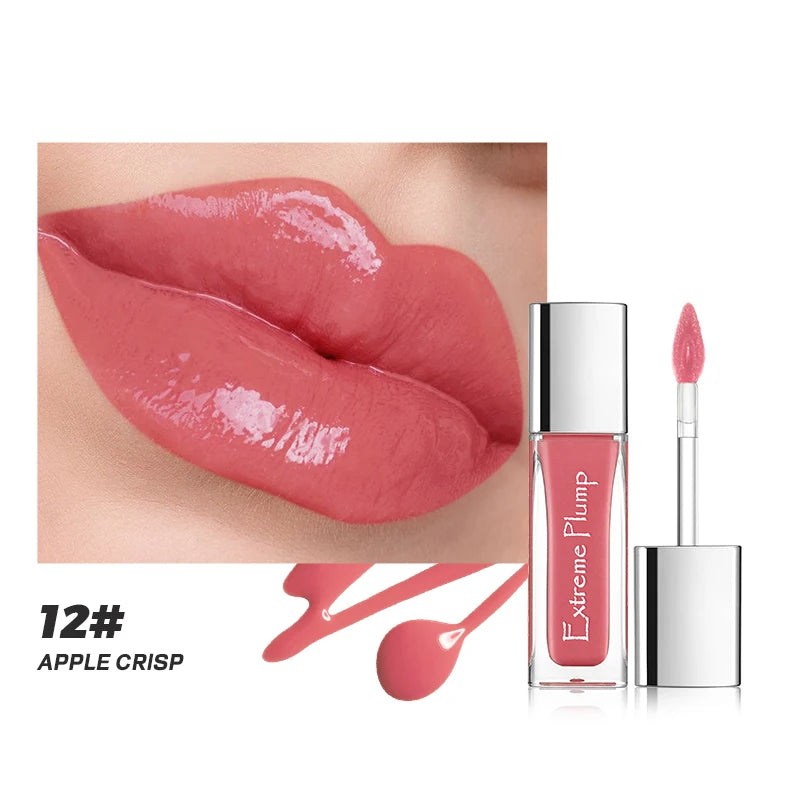 Water Gloss Mirror Lip Hydrating Moisturizing Waterproof Sweat-proof Qme 12
