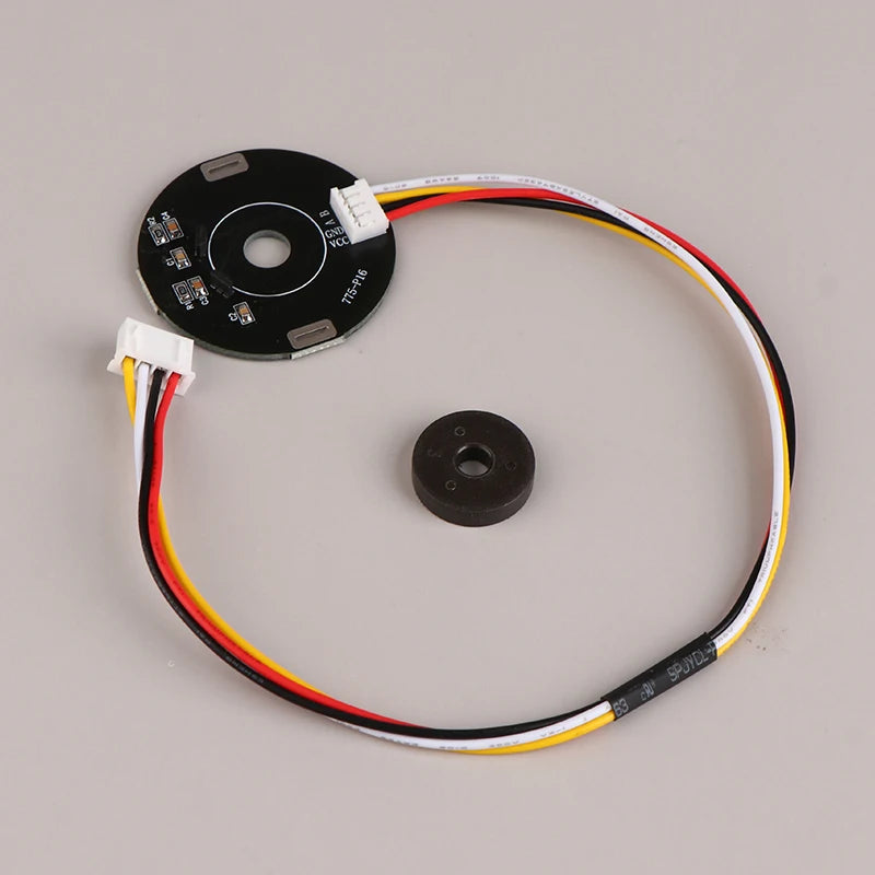 775-P16 Double Hall Magnet Encoder Code Plate Magnetic Induction Rotation Speed Direction Sensor Use To 775 DC Gear Motor. Qme