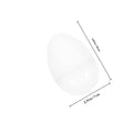 6Pcs Party Gift Clear Fillable Easter Eggs Jumbo Plastic Openable Candy Holders Easter Hunt Family School Activity Qme other 8X5X5CM other