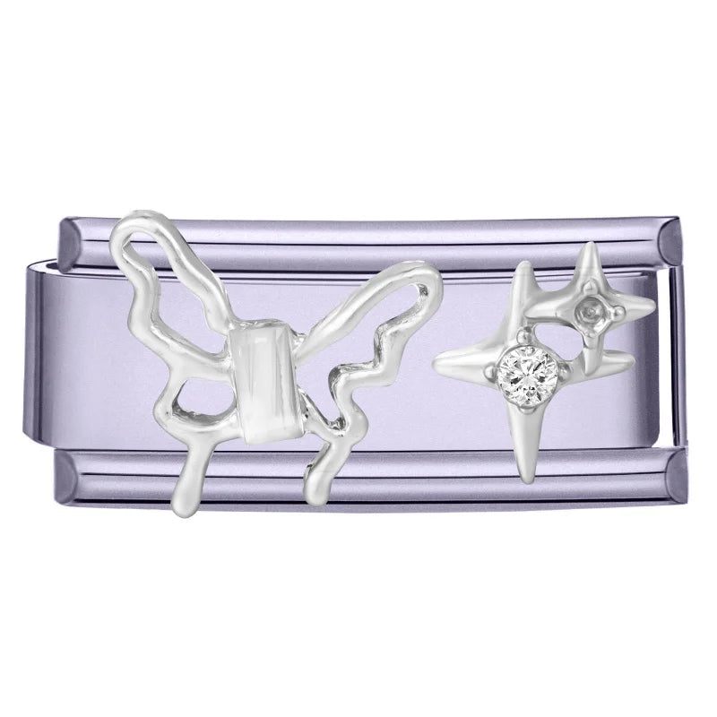 2026 Beautiful Zircon Series Starfish Butterfly Hand Chain Italian