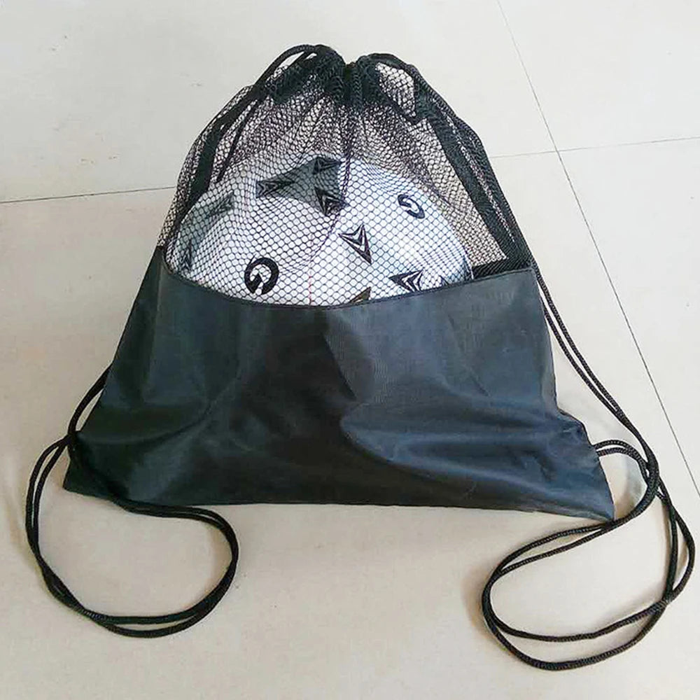 Mesh Bag Portable Football Storage Backpack Outdoor Basketball Volleyball Multifunctional Storage Bags Qme