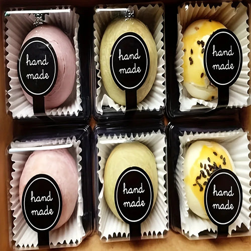 100/200pcs black Thank you long sealing sticker pudding bottle sticker, baking box label sticker, baking, handicraft products Qme