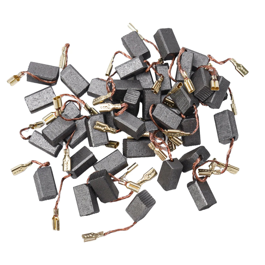 40pcs/set Motor Carbon Brushes Set Graphite Copper Carbon Brushes For Electric Hammer Electric Drill Angle Grinder 6x8x14mm Qme