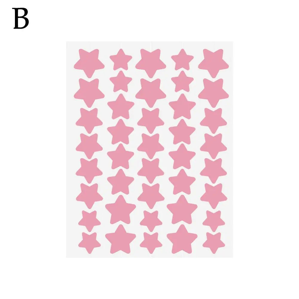 Star Acne/Pimple Patch, Yellow Star Shaped Acne Absorbing Cover Patch, Invisible Hydrocolloid For Face Acne Dots Qme 02 CN