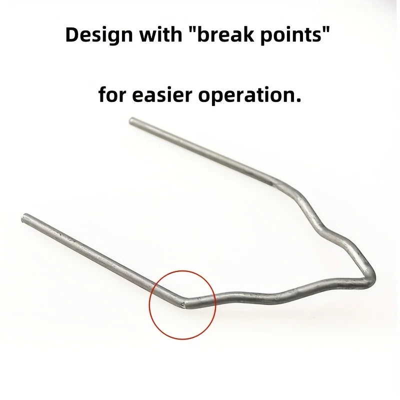 Reliable Quality Welder Staples, Hot Staples for Plastic Welding with Storage Box, 0.6mm & 0.8mm Welding Kit for Car Bumper Qme