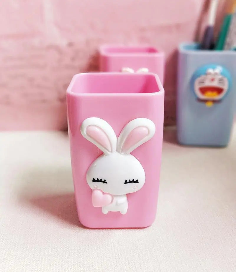 Hello Kitty Cup Shock-resistant Creative Couple's Mouthwash Plastic Qme 5