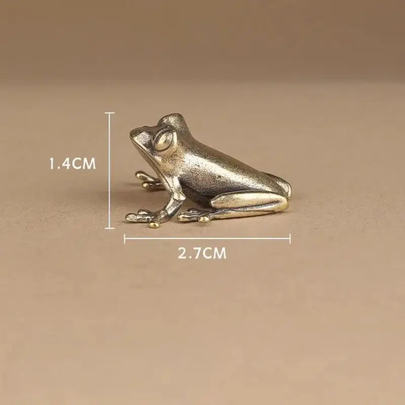 Animal Figurine Toad Desktop Ornaments Home Decoration Crafts Tea Pet Qme A