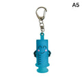 Syringe-shaped Ampoule Bottle Opener Keychain Rubber Cutter Aid Qme A5
