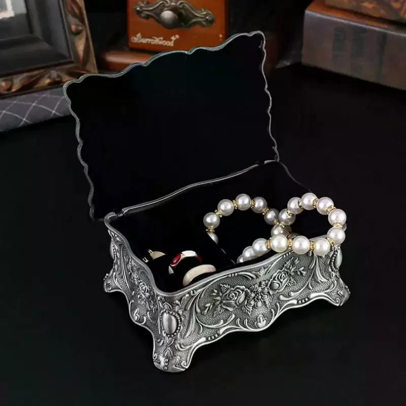 Rosary Jewelry Storage Box Soft Lining Anti-scratch Organizer for Necklaces Earrings Devotees Qme