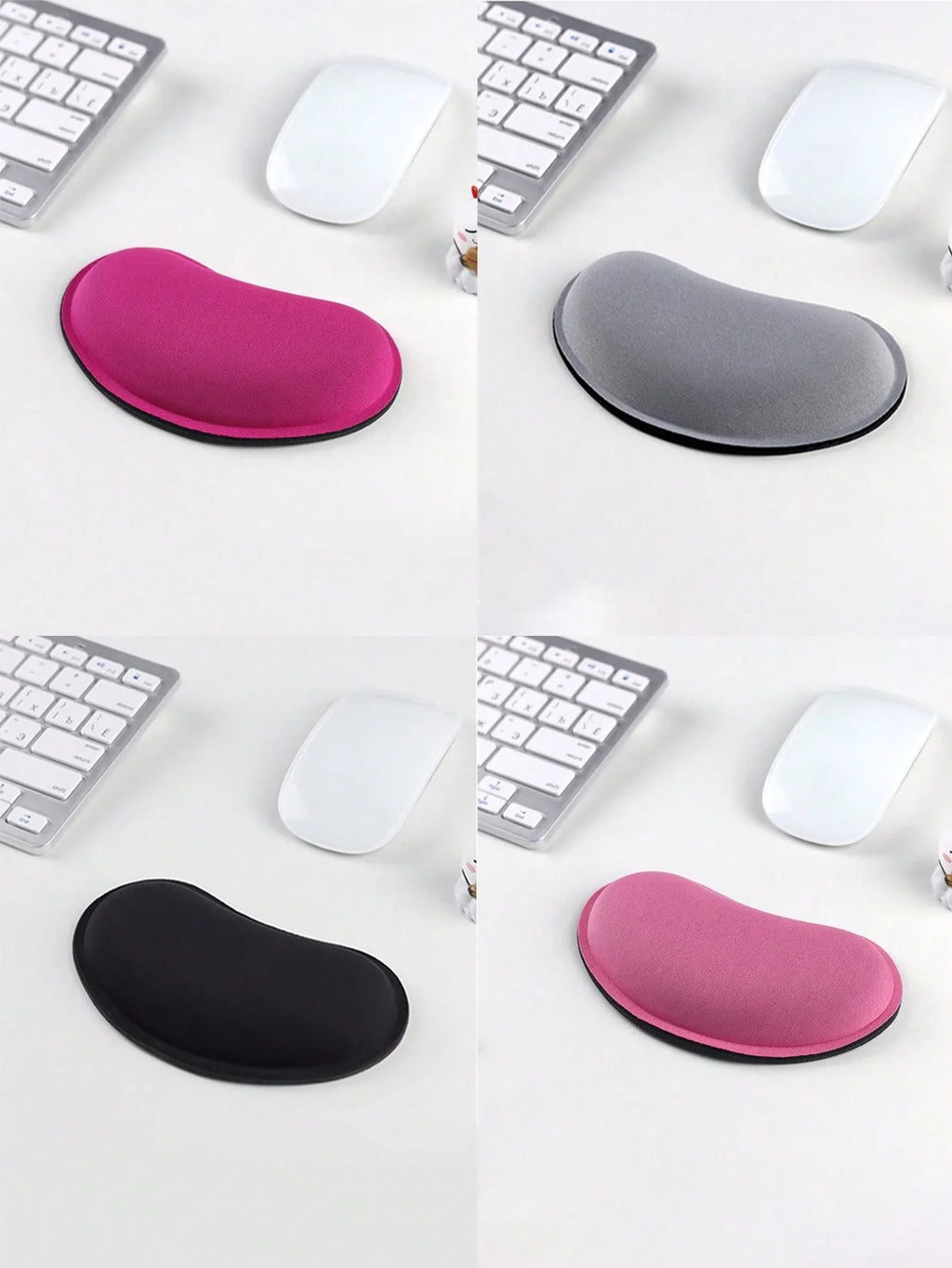 Memory Foam Mouse Wrist Pad Office Support Non-slip Bowl-shaped Hand Qme
