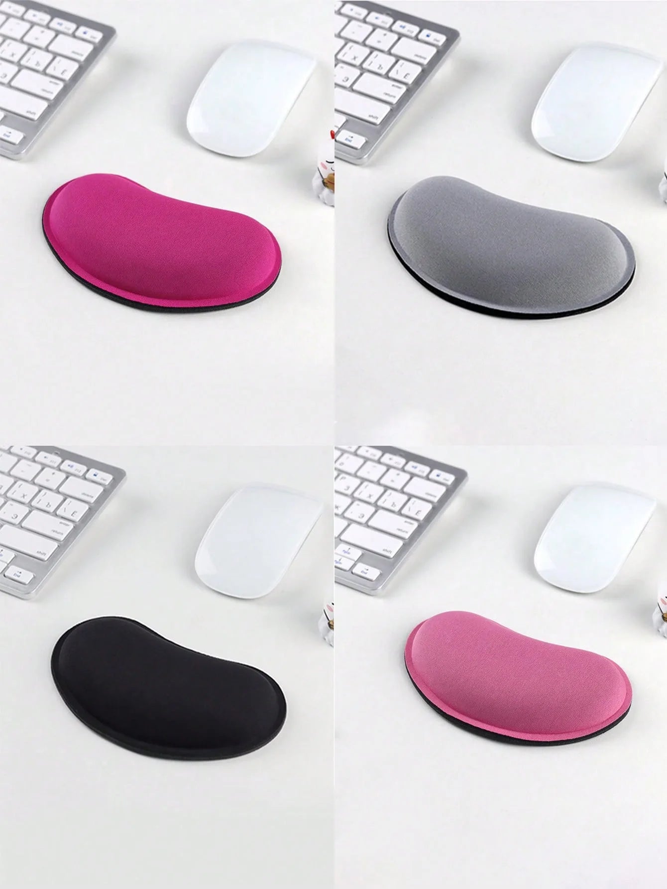 Memory Foam Mouse Wrist Pad Office Support Non-slip Bowl-shaped Hand Qme