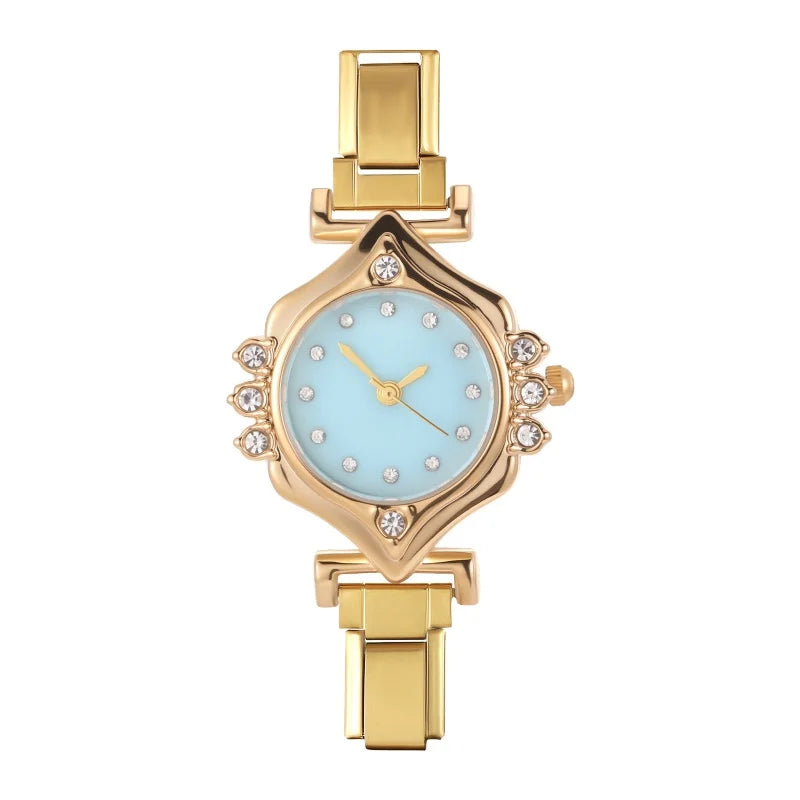 2025New Fit 9MM Width Italian Charm Square Zircon Elastic Watch High Quality Bracelets Bangle for Party Birthday Daily DIY Gifts Qme Style 5