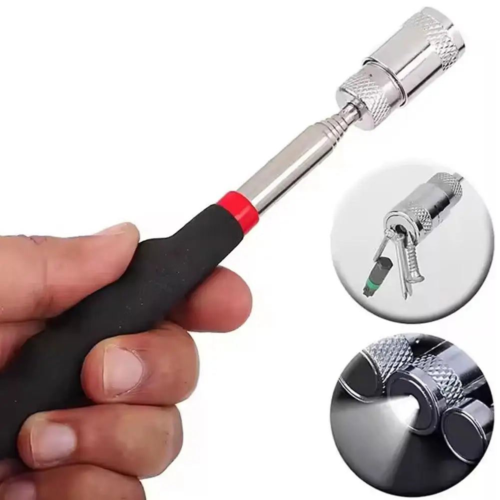Telescopic Magnetic Pen Handy Tool Magnet Capacity for Picking Up Nut Bolt Adjustable Pickup Rod Stick Qme