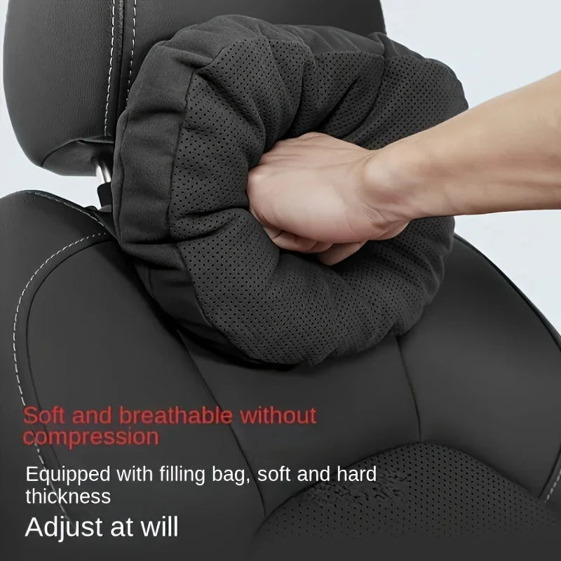 High-end car seat headrest - Ergonomic neck support design. It is a holiday gift for drivers and passengers Qme