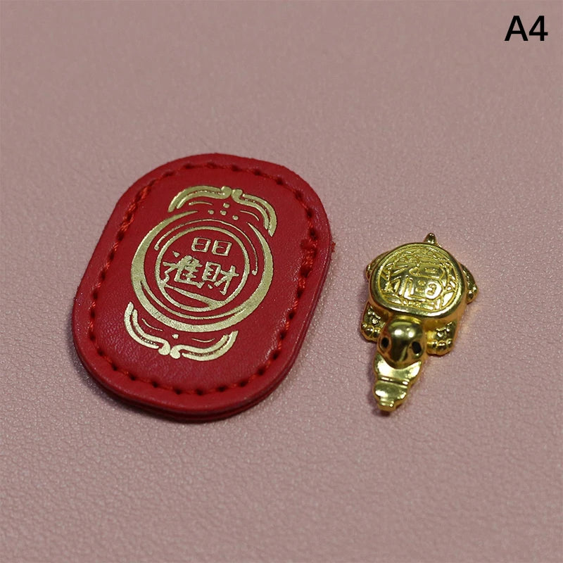 Lucky Turtle Wallet Charm Money-biting Turtleornaments Decor Daily Qme A4