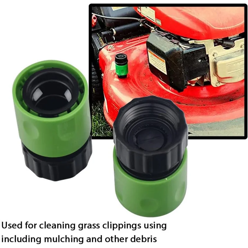 A02F-Lawn Mower Deck Parts For Cub Cadet MTD Troy-Bilt Deck Wash Adapter Replacement Part Nozzle Adapter Lawn Mower Deck Wash Qme