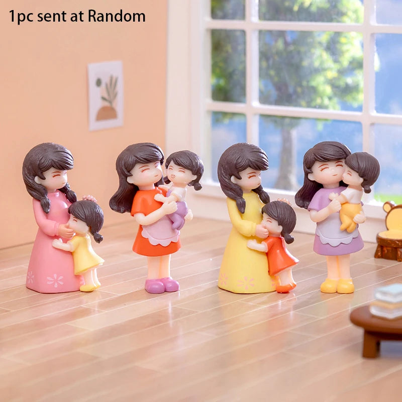 DIY Home Desktop Decoration Ornaments Miniatures Figurines Mother's Qme