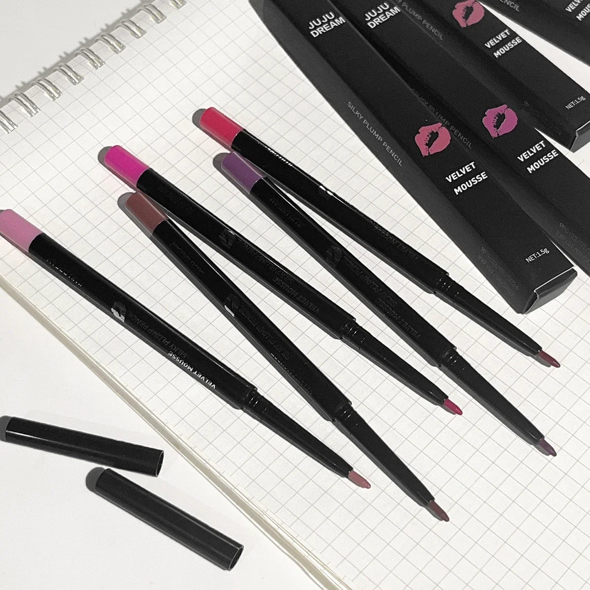 Lip Liner Brush Pencil One-piece Outline Three-dimensional Full Shape Qme