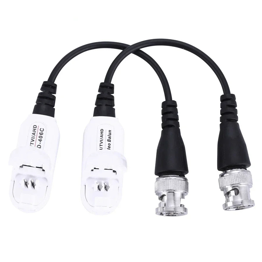 ESCAM HD 720P/1080P CVI/TVI/AHD Passive Video Balun BNC Connector To UTP Cat5/5e/6 Video Balun Passive Transceivers Qme