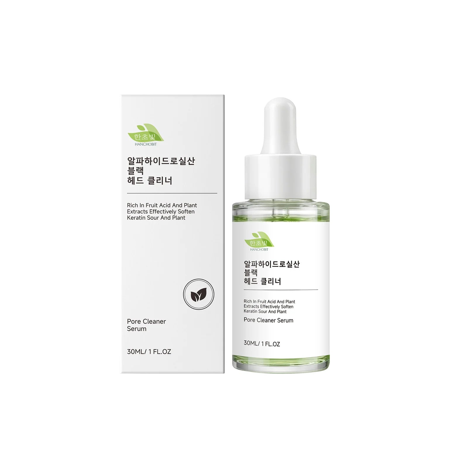 Hanchobit Pore Cleaner Serum Long Lasting Nourishment Improve Rough Skin Product Lightweight Moisturizier Pore Care Essence 30ml Qme 30ml Boxed