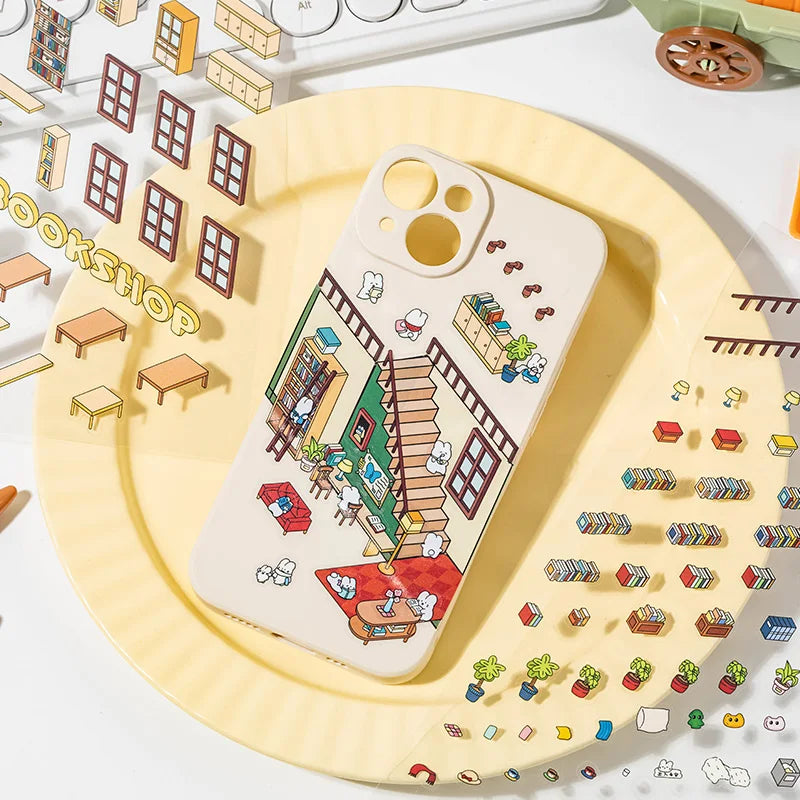 2 Style Miniature Landscape Attacher PET Stickers DIY Landscape Attacher for Student 3D Book Landscape Attacher Pack Stationery Qme
