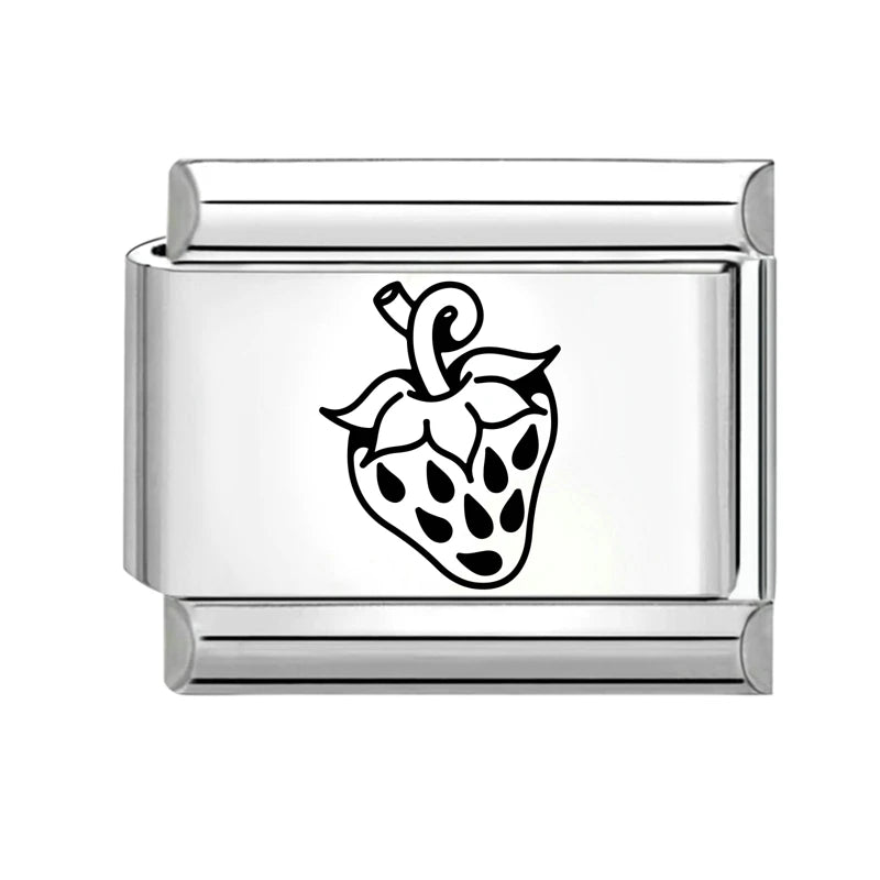 Laser Engraving Applause Encouragement Italian Charm Links Fit