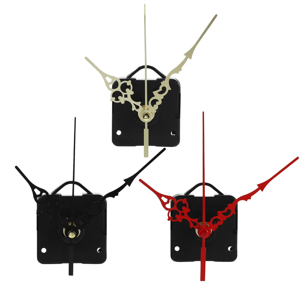3 set Retro Mute Wall Clock Movement Kit Silent Mechanism For Diy Hanging Clocks Clock Accessories Replacement Home Decor Qme
