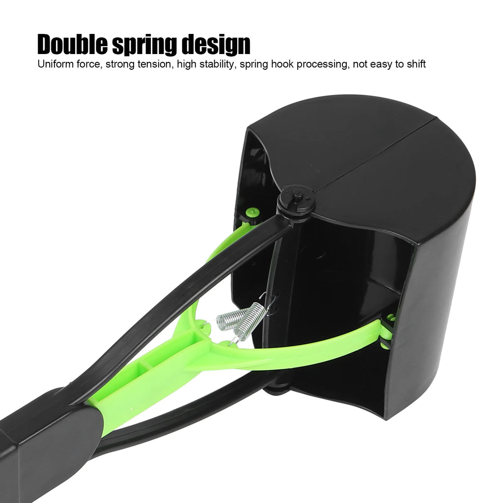 Dog Pooper Scooper Long Handle Waste Picker Jaw Grabber Pet Waste Pickup Tool Easy Clean Outdoor Dog Cat Cleaning Tool Qme