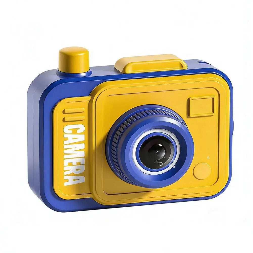 Camera Water Blaster 2Way Squirt Gun Shoots Forward Backward Funny Qme Yellow