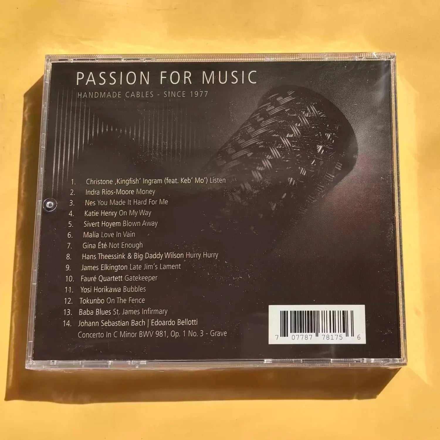 High-End Audio Cable Demonstration CD, "Referenz Air Cables - Passion for Music", Reference Disc for Hi-Fi System Evaluation Qme