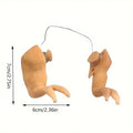 5-1PCS Chicken Giant Arm Decoration Pet Toy Dinosaur Forelimbs Fun Decoration Fighting Chicken Muscle Arm Chicken Accessories Qme Flesh-colored 5pcs