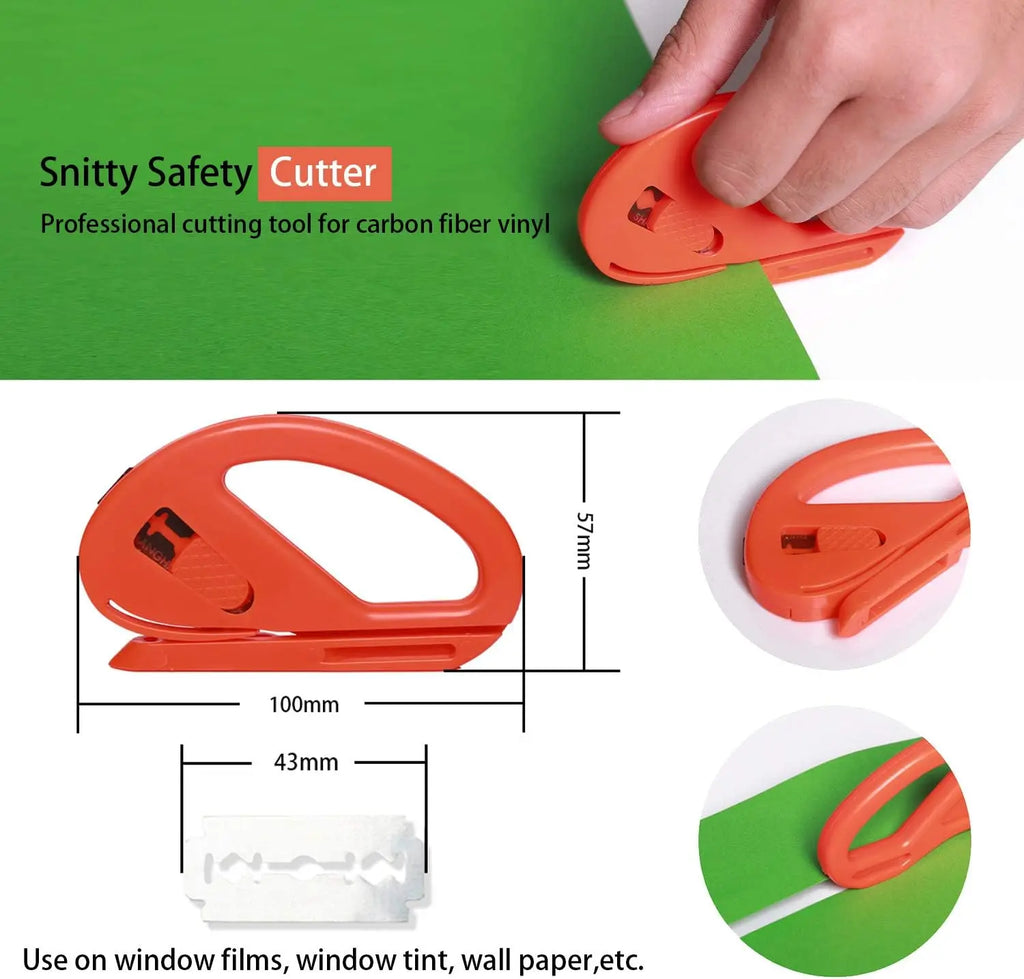 Car Vinyl Wrapping Tool Scraper Automatic Shape Wallpaper Smoother Qme