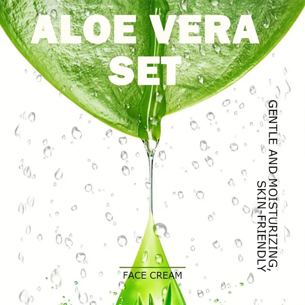45g Aloe Vera Facial Firming Cream, Natural Aloe Vera Essence, Gentle and Skin-Friendly, Effectively Reduces Fine Lines, Tightens Skin, and Moisturizes Skin Qme