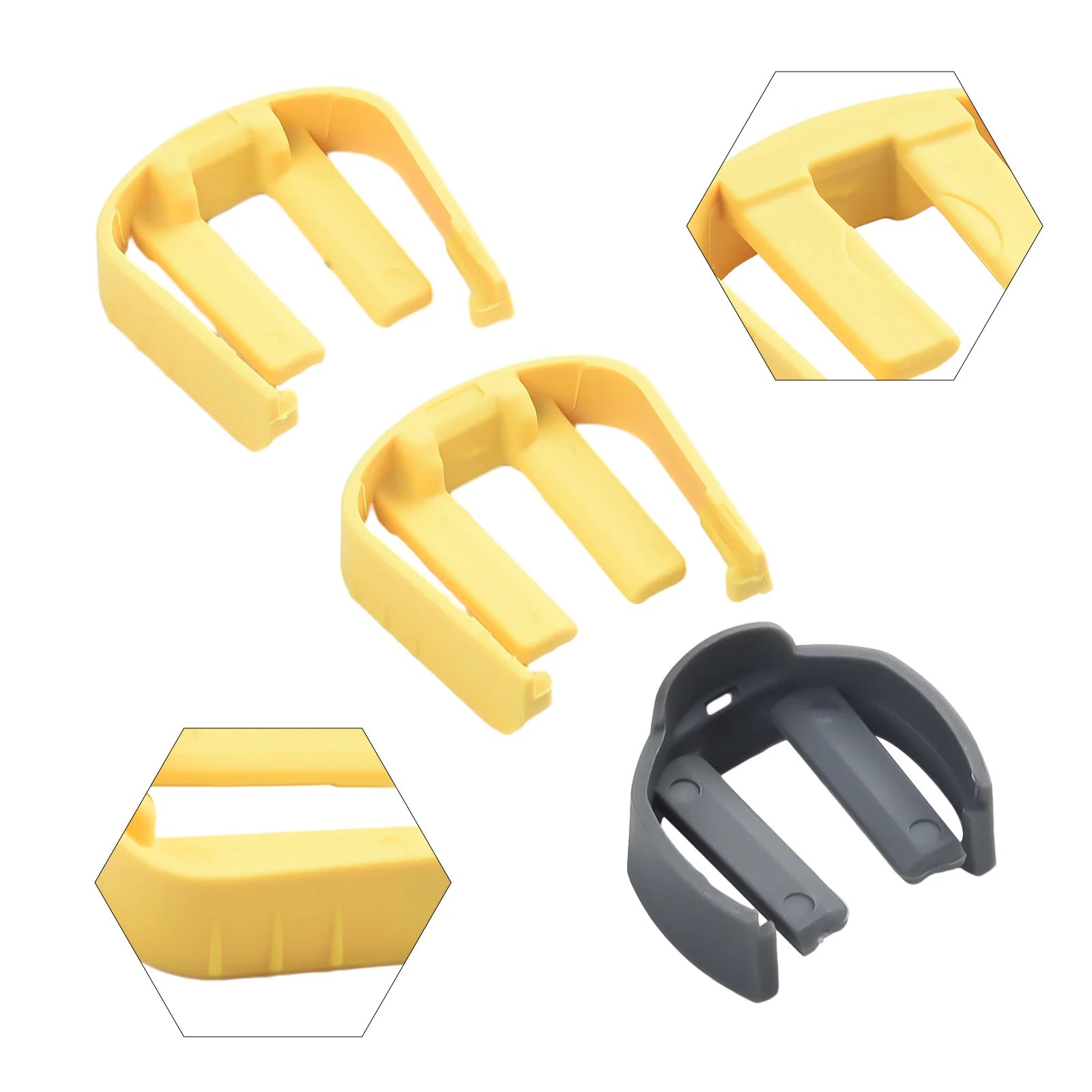 3 Pcs C-Clip Grey Hose Clamp For Karcher K2 Yellow K Series K2 /K3 /K7 Trigger Garden Power Tool Replacement Accessories Qme