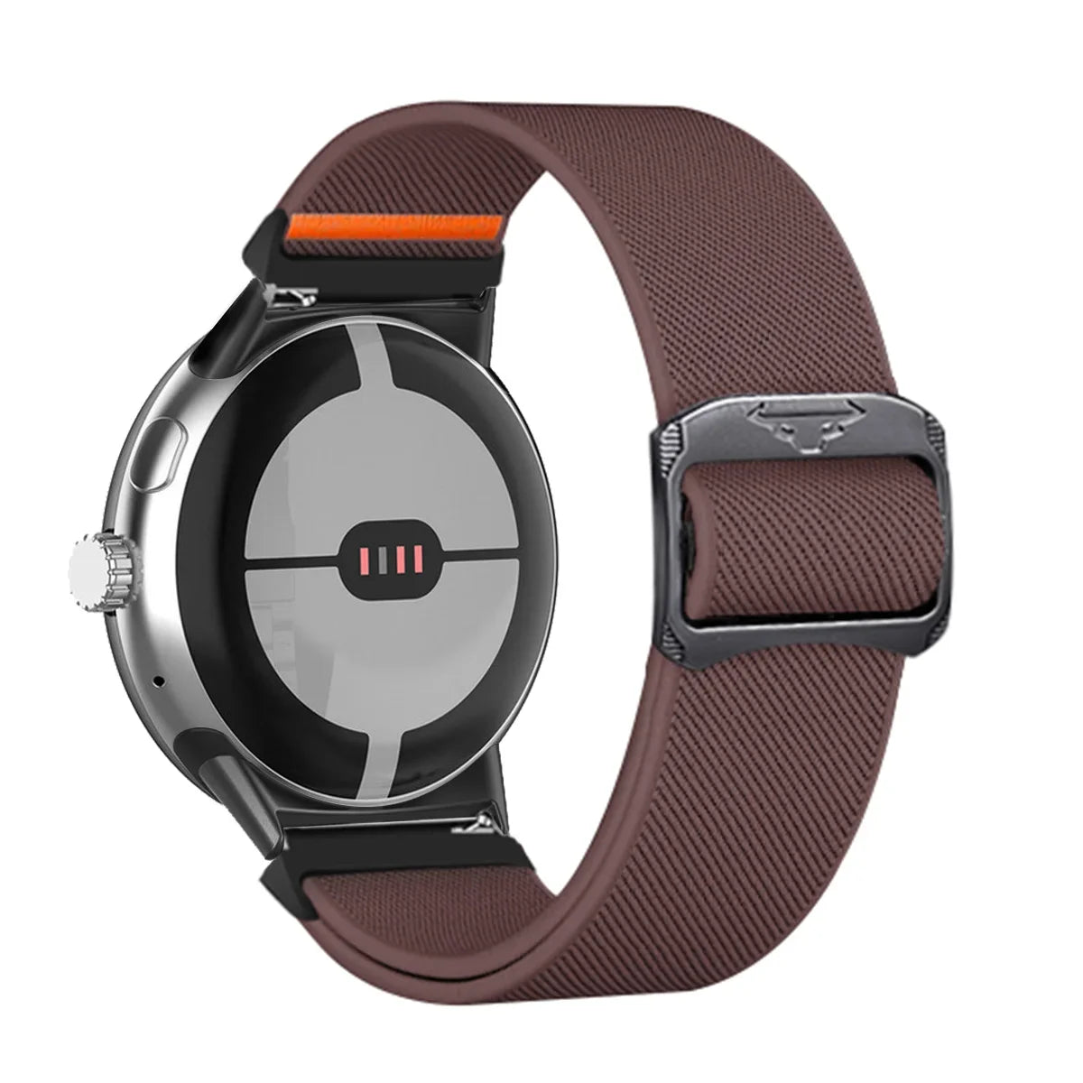 Strap for Google Pixel Watch 3 45mm Nylon Sport Band for Google Pixel Watch1/2/3 41mm Wristband Bracelet Replaced Accessories Qme SmokePu-B Pixel Watch 1 41mm