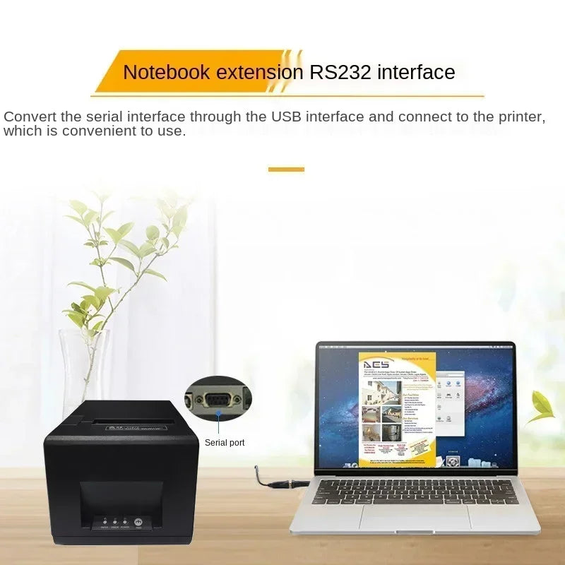 USB To DB9 Serial Adapter Gold Plated Male To Male Female RS232 FTDI PL2303 Converter Plug Adapter for Laptop Computer Qme