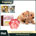 Pet Soap Dogs Hair Softening Flea Lice Insect Killer Cats Mite Removal Itching Relieve Skin Treatment Moisturizing Pet Shampoo Qme Default Title