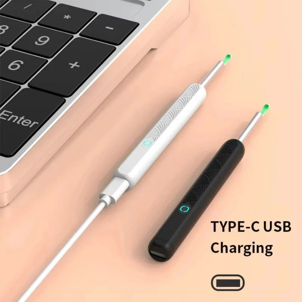 Smart Visual Ear Cleaner HD Camera Wireless WiFi Ear Cleaner Full Set USB Charging LED Lights Ear Cleaning Tools Oral Inspection Qme