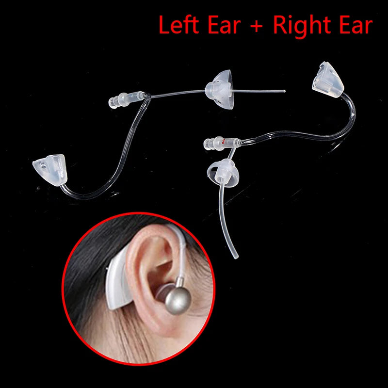 Left Right Ear Hearing Aid Replacement Tube Earphone Amplifier Tool Qme