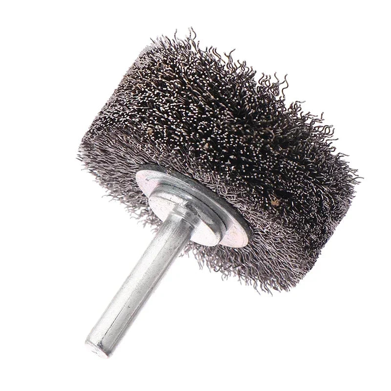 Professional Stainless Steel Wire Brush Wheel Rotary Polishing Tool For Metal Rust Removal, Edge Grinding, Deburring Qme