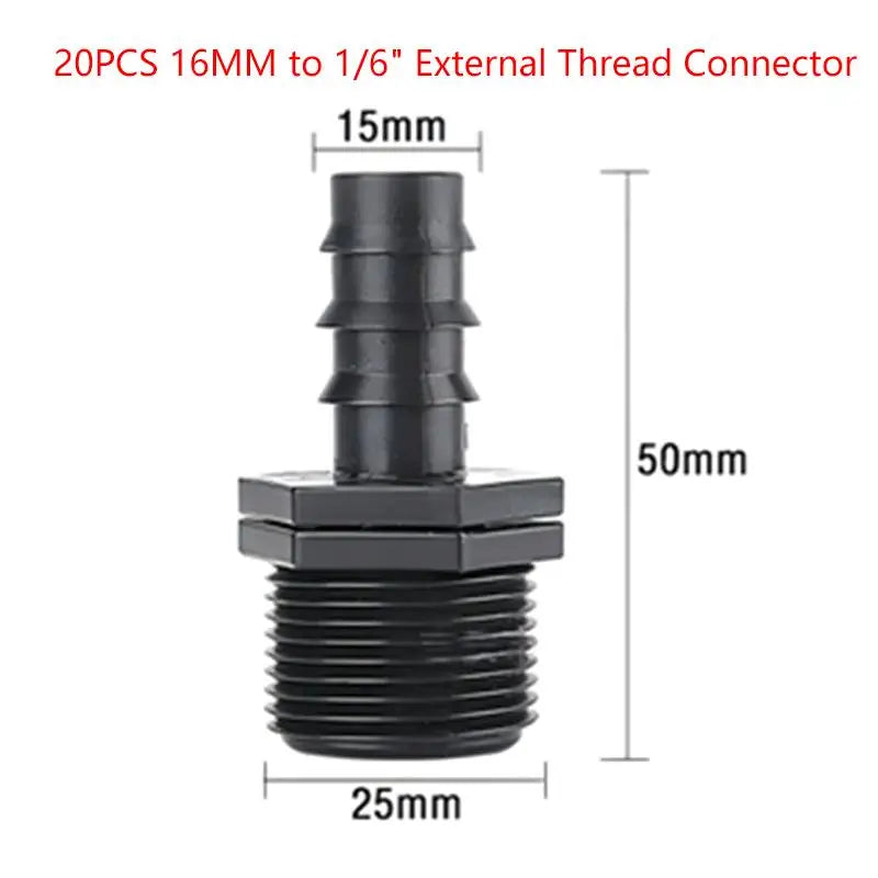 Garden Watering Hose Repair Extension Drip Irrigation Connectors Qme A7