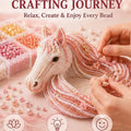 DIY Beaded Horse Mane Catchall Tray Organize Keys Remotes Decor Qme Pink
