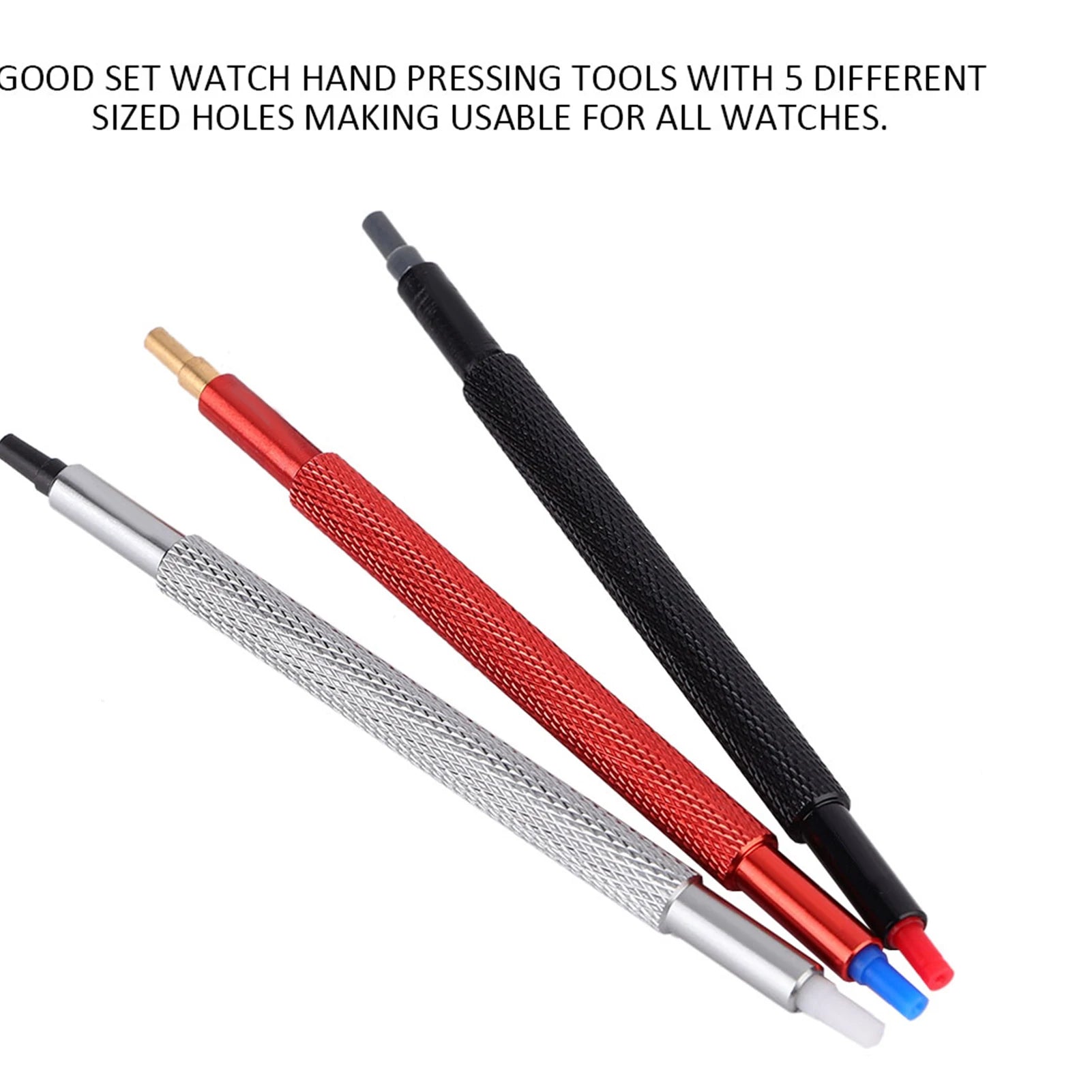 3pcs /lot Watch Hand Pressers Pusher Fitting Set Kit Watchmakers Wristwatch Repair Tool Watch Hand Presser Qme