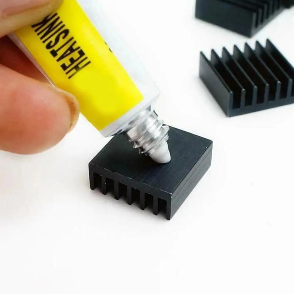1-20pcs Heatsink Plaster Thermal Silicone Adhesive Cooling Paste Strong Adhesive Compound Glue For Heat Sink Sticky Qme