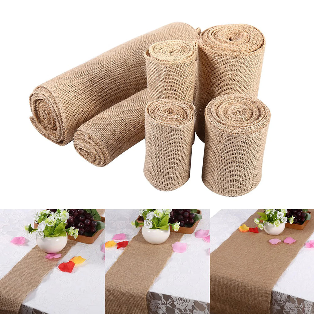 Huangma Table Flag Chair Yarn Small Huangma Roll Wedding Decoration Supplies DIY Qme