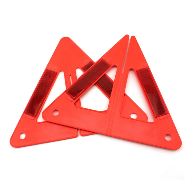 Portable Car Auto Reflective Traffic Warning Sign Triangle Foldable Qme