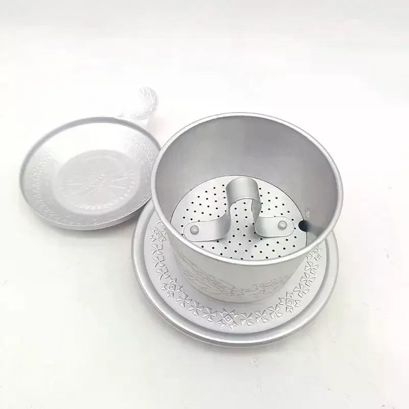 Portable Coffee Dripper Vietnamese Coffee Filter Compact Coffee Supplies Aluminum Coffee Accessories For Lovers Unique Gift Qme