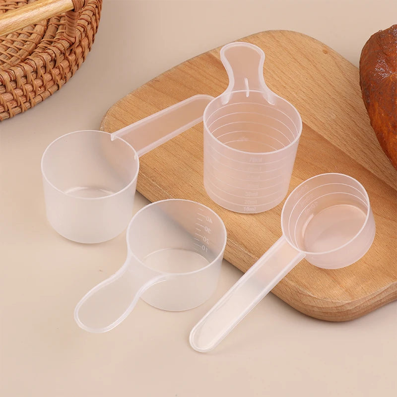 15 25 30 Transparent Plastic Milk Powder Spoon ML Graduated Kitchen Qme