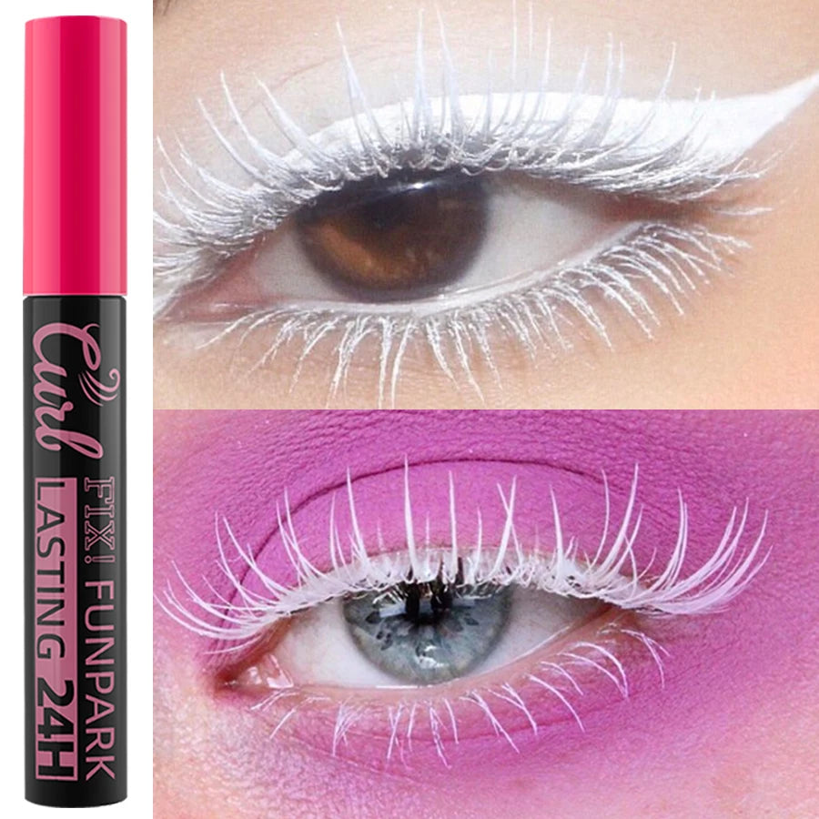 9 Mascara Thick Curl Waterproof Natural Eyelash Long Lasting Blue Qme 06