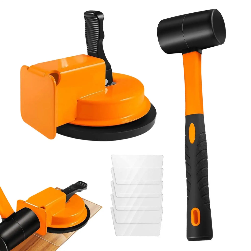 2026 Floor Crevice Fixer Tool Heavy Duty Flooring Alignment Tools with Sticky Pads Floor Plank Fixer for Home Office Apartment Qme